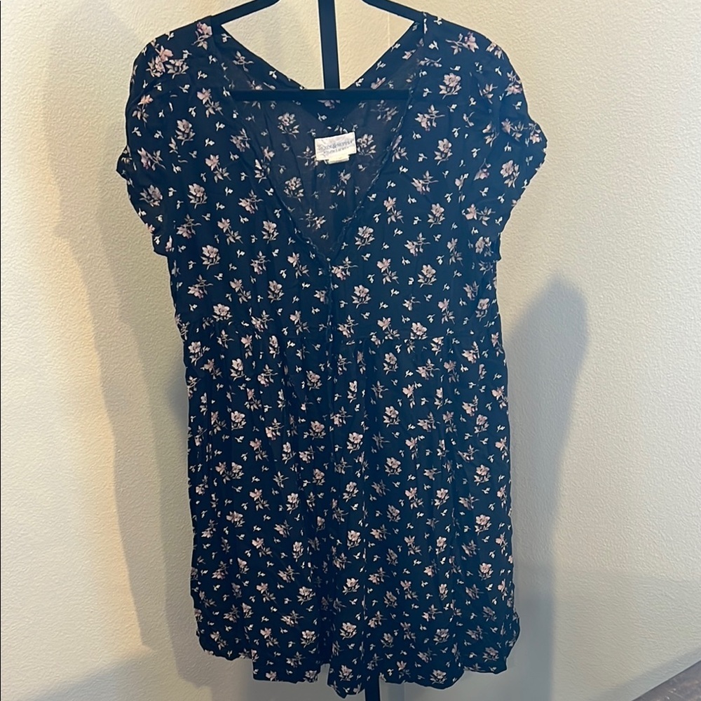 Ralph Lauren Navy Floral Mini Dress